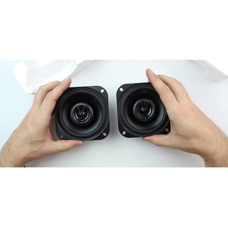 424 2-Way Car Speakers Set - 150 Watt Car Audio 4 Inch 4
