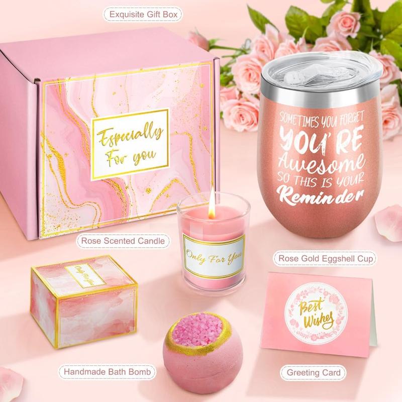 Birthday Pamper Gifts for Women, Relaxation Spa Bath Set for Friends Sister Bestie Women Coworkers Ladies Hamper Birthday Gifts Wellbeing Get Well Soon Gifts Body Care Pack 1