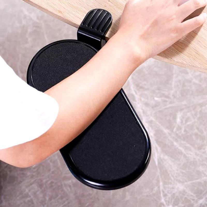 Ergonomic Adjustable Computer Armrest with Rotating Mouse Pad Holder and Keyboard Extender for Office Comfort 3