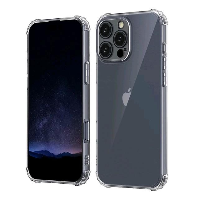 Shockproof Transparent Full Cover Phone Case (1 Count), Decorative Phone Protector Cover, Phone Accessory Compatible With iPhone 15 , 15 pro and 15 pro max Accessories Protection Silicon Silicone Durable Protective Cellphone Casing Smartphone 5