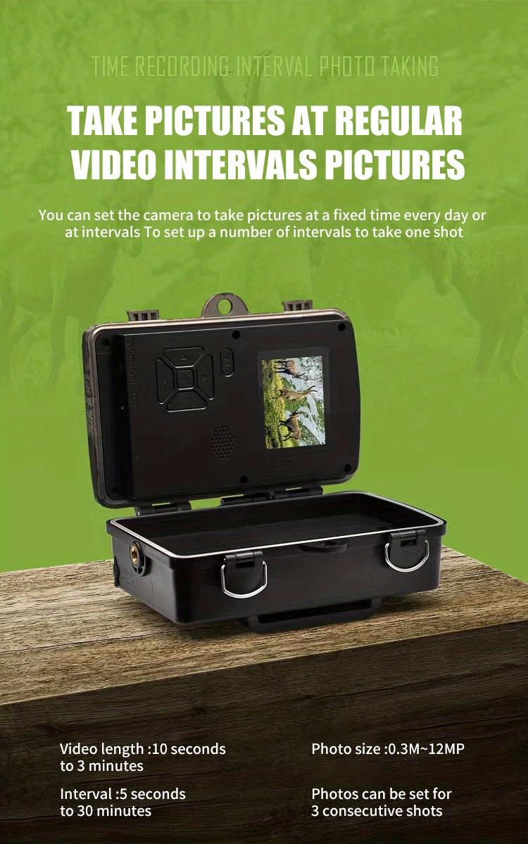 Product Introduction of High-Resolution Trail Camera With Night Vision And Motion Detection For Outdoor Wildlife Scouting 4