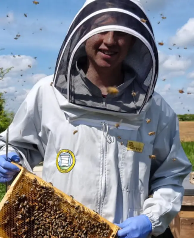 Delicious all natural British Honey with a chunk of Honey Comb in every jar - Direct from the beekeeper 2