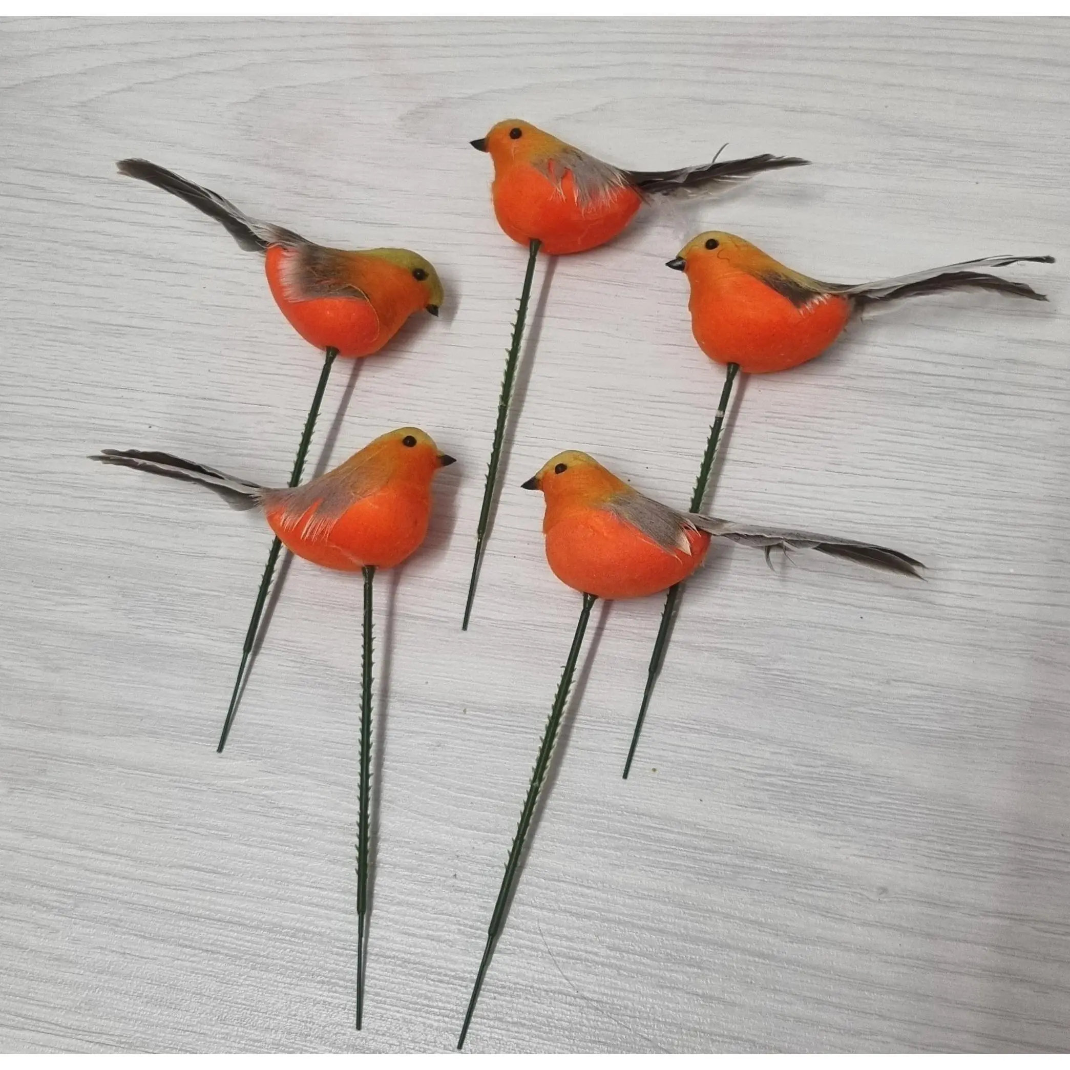 Artificial Robin picks for flower displays, crafting, decorations, cakes.