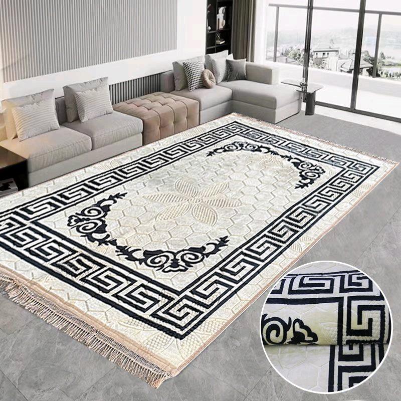 New Greek Style Rug Border Design Non Slip Machine Washable 90x190cm 160x230cm 4