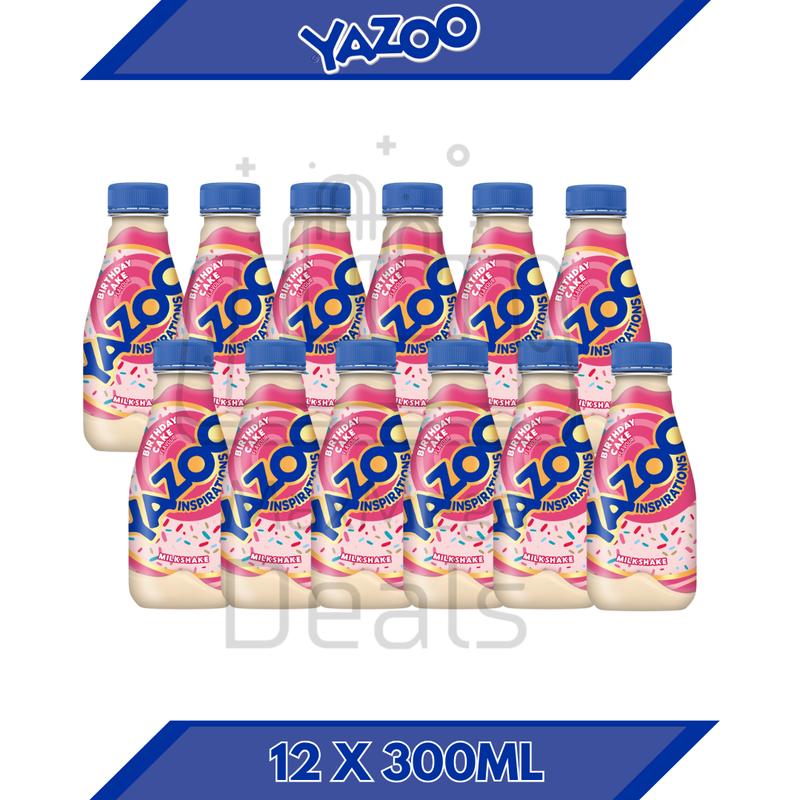Product Introduction of New Yazoo Inspirations (12 X 300ML) | Birthday Cake Flavour & Caramel Blondie Flavour Limited Edition 4