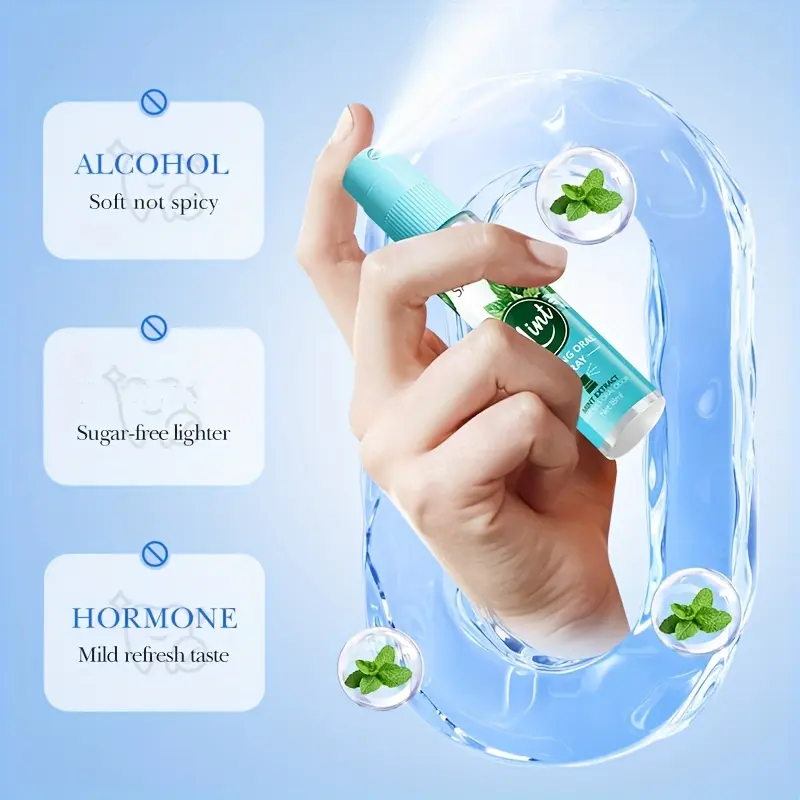 18ml Mint Oral Spray, Fresh Breath and Long-lasting Fragrance, Gifts for Lovers 7