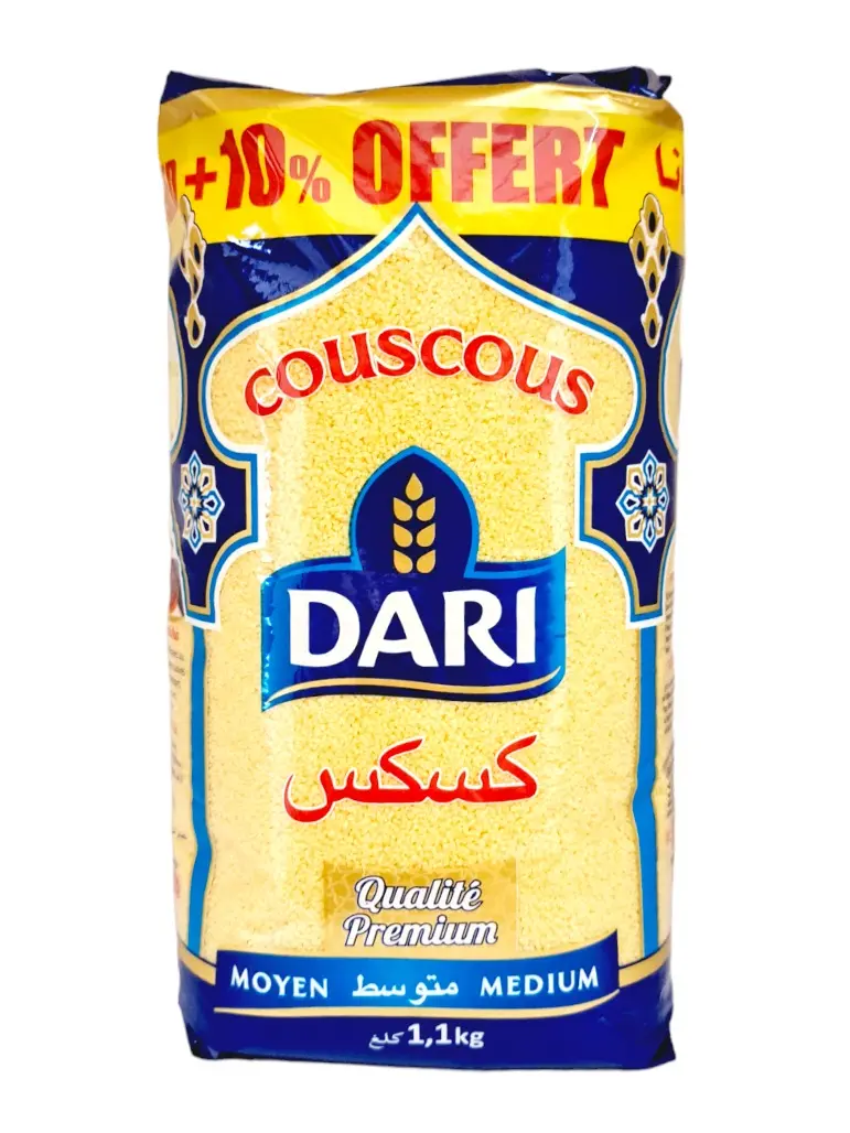 DARI Couscous Medium - 1kg + 10% Extra