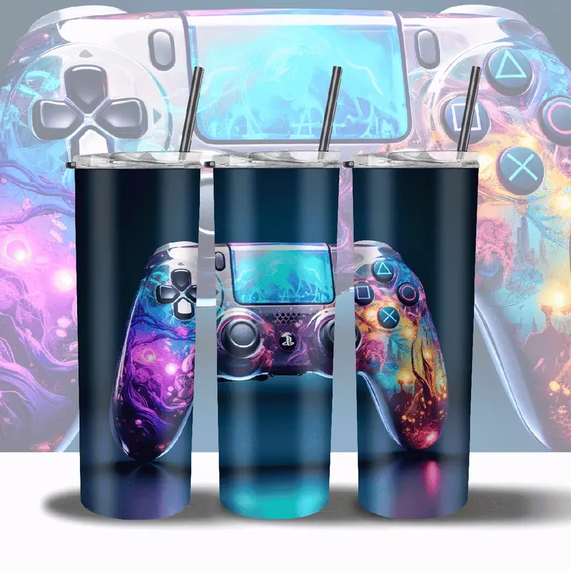 MBCUK Gamer 20oz Insulated Tumblers - Perfect for Gaming Enthusiasts - Bottles, Drinkware 3
