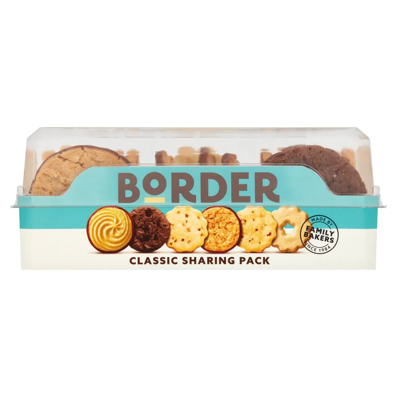Border Classic SHARING BOX Biscuits 4 x 400g Packs Snack Traditional Milk