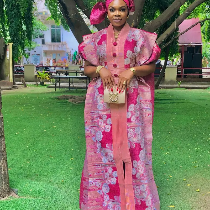 Luxury Brocade kaftan dress 0