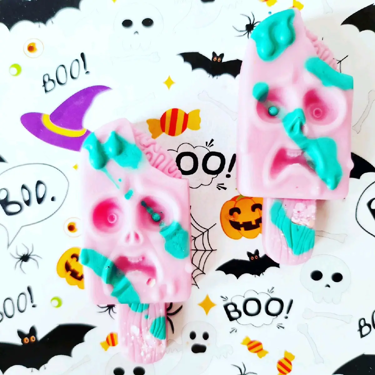 Halloween Zombie Lolly's Wax Melts ( Candles) melt