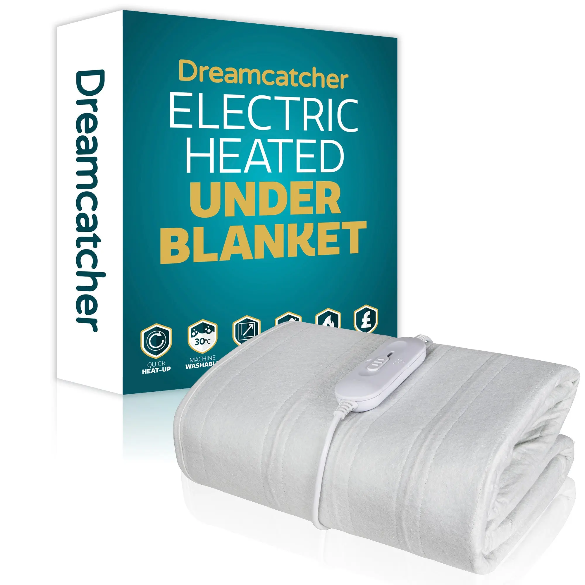 Dreamcatcher King Size Electric Fully Fitted Under blanket Mattress Cover