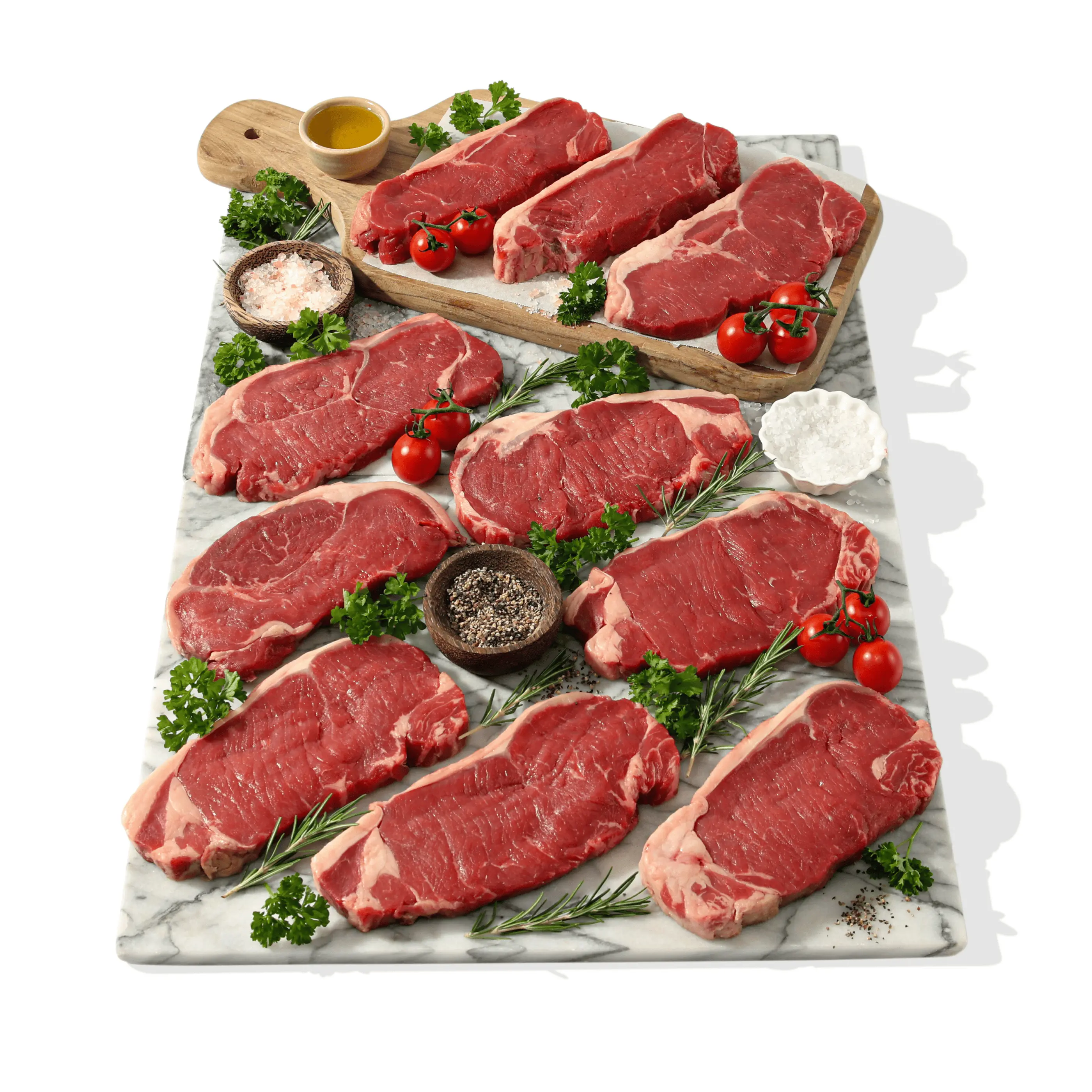 Uruguayan Sirloin Steak Offer - 10 x 200g Of High Protein, Premium Beef | UK wide chilled delivery | Suitable for freezing