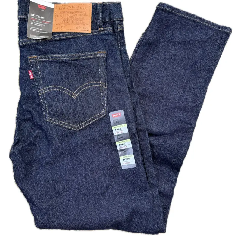 Levi's 511 Men's Slim FIT Dark Blue Jeans 04511-1786 - Men's Slim Fit Dark Blue Jeans - Menswear 2