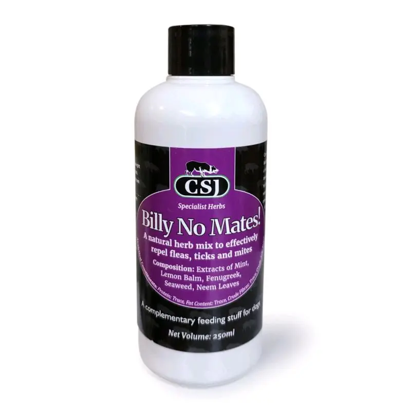 Billy No Mates Natural Flea, Tick & Mite  repellent, 50ml - 250ml