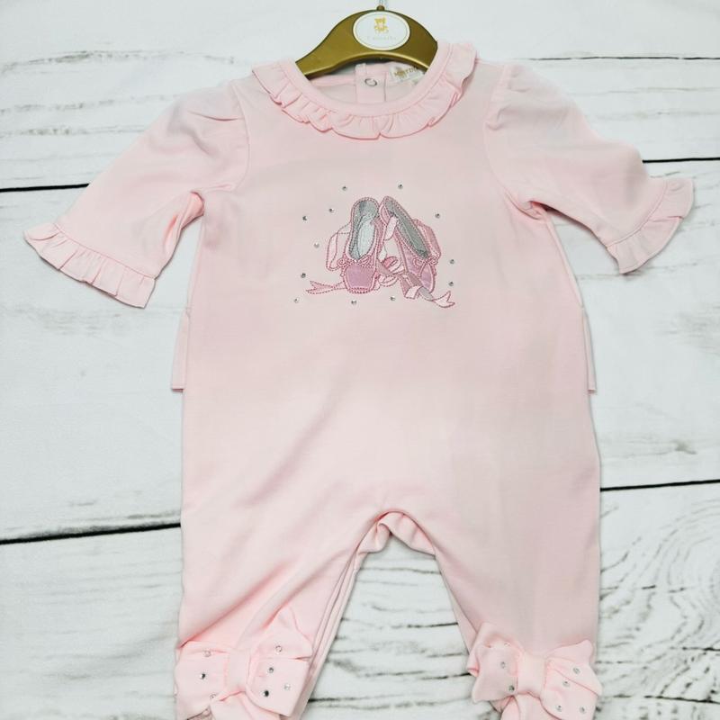 Mintini Baby girl all in One ballet Shoe design 3