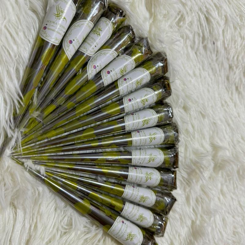 3 Henna cones bridal blend (size 0.40mm tip) 1