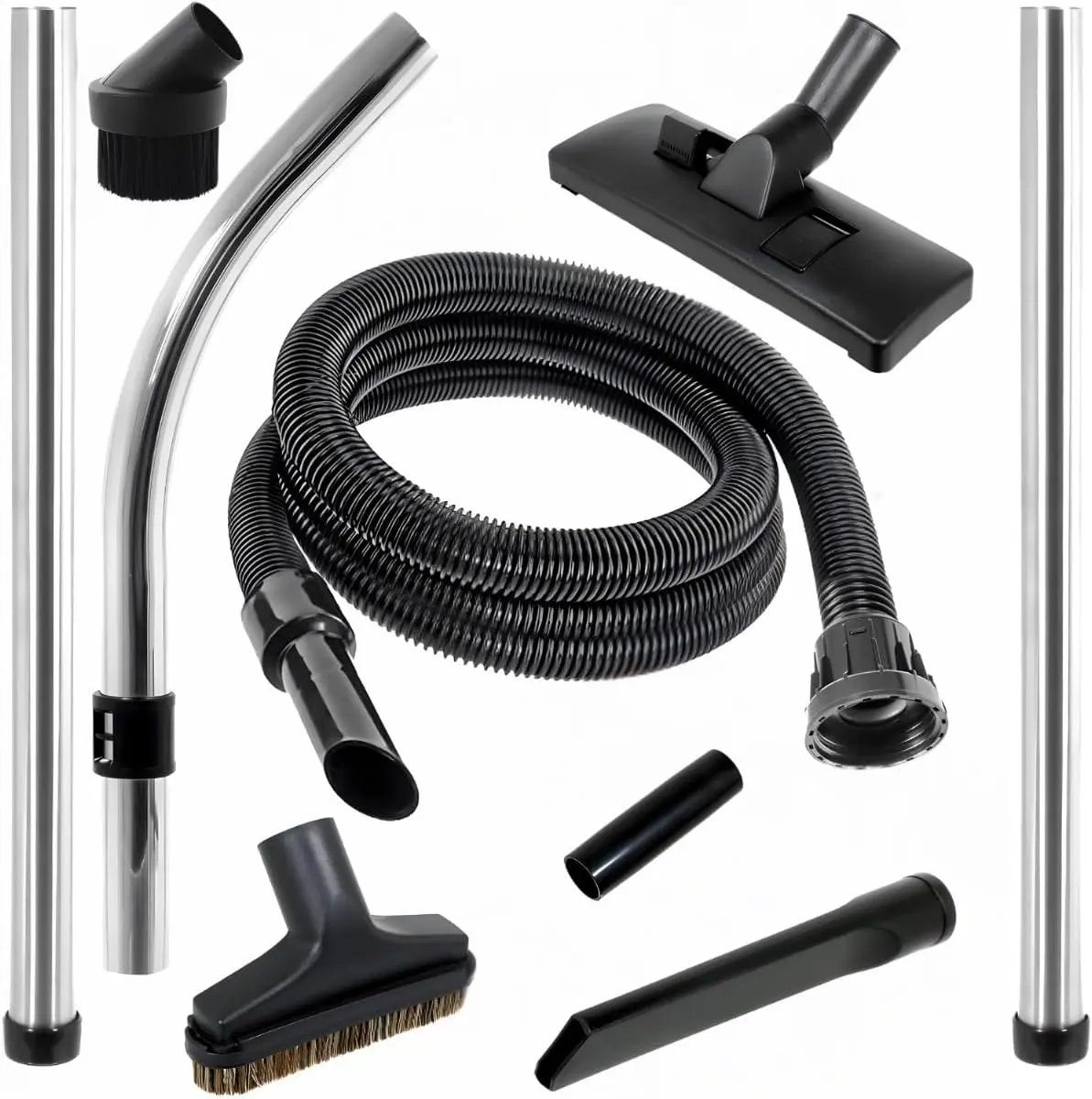 2.5m Numatic Henry Hoover Hose & Attachments Kit | Brush Tool, Rods & Spare Parts for Henry Hetty Vaccum Cleaners