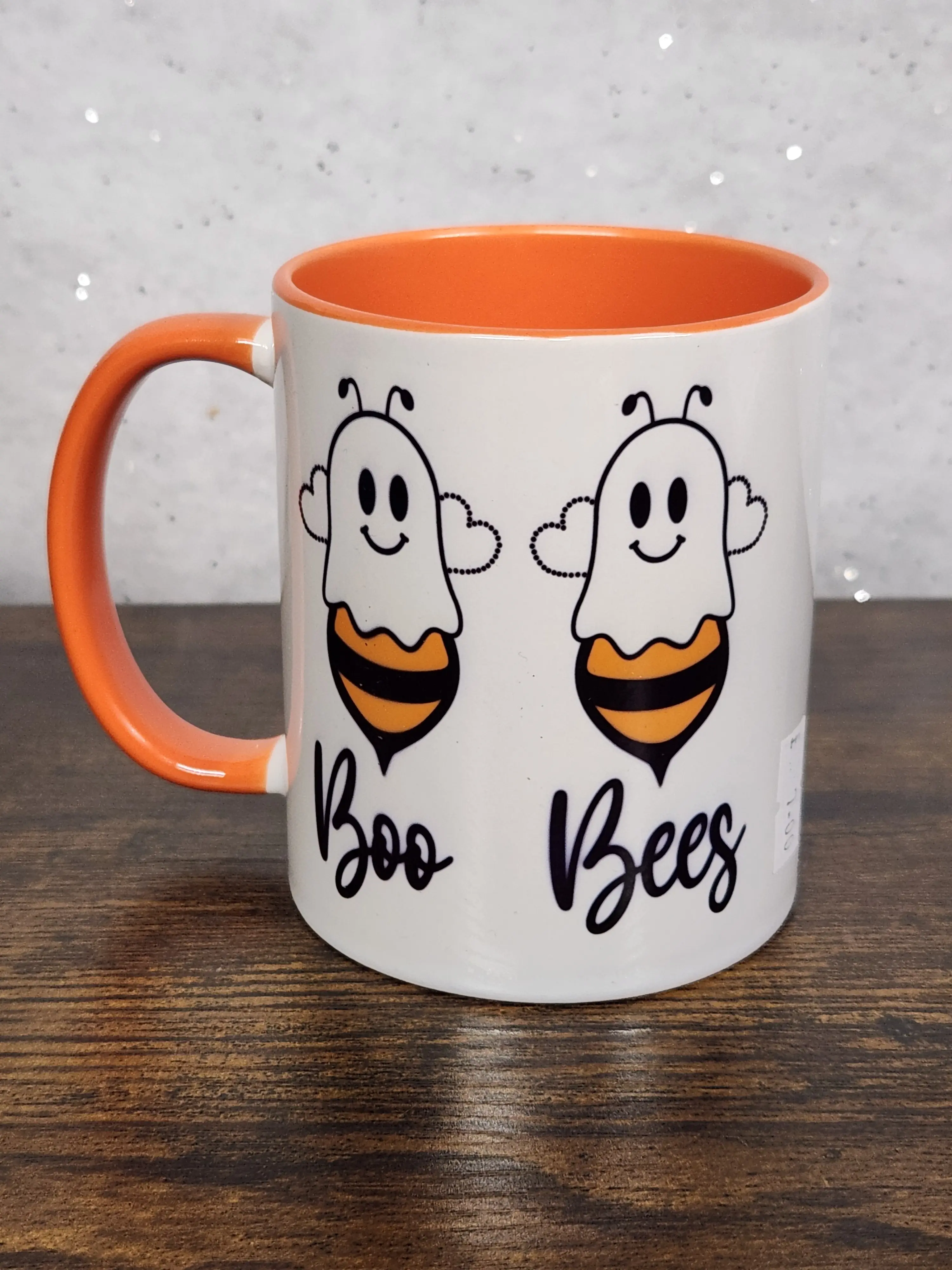 A cute, funny "Boo Bees" Halloween Mug with Optional matching coaster for Halloween - Mug, Drinkware