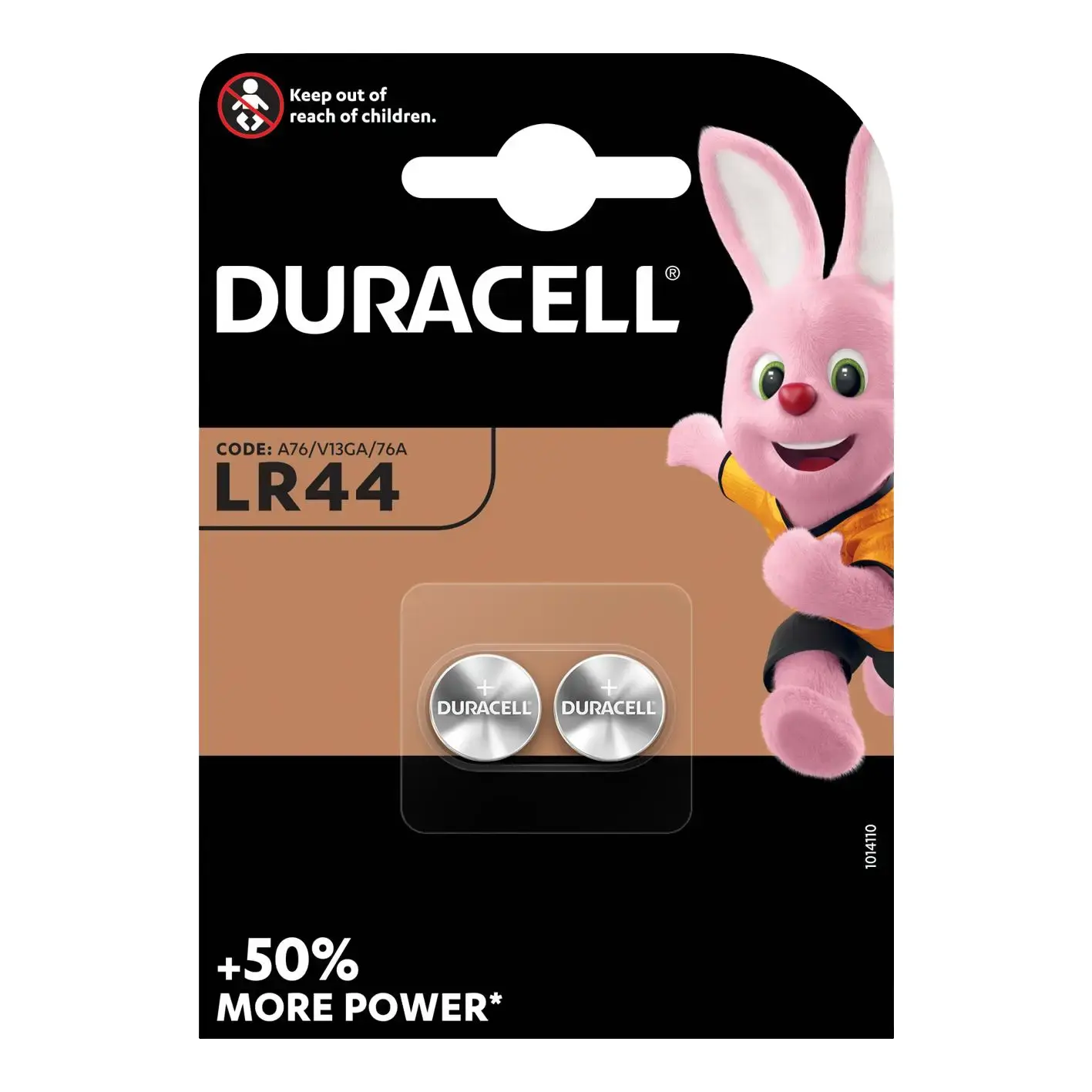 Duracell Specialty LR44 Alkaline Button Battery 1.5V (76A / A76 / V13GA) suitable for use in toys - calculators and measurement devices - pack of 2