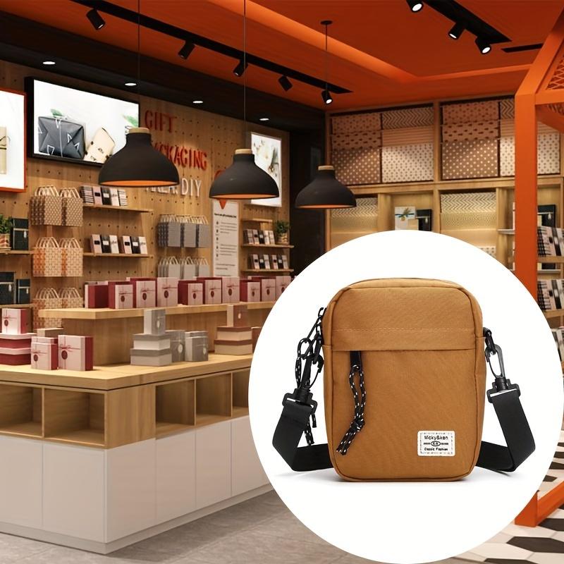 Product Introduction of Men's Small Bag, Shoulder Small Satchel Bag, Tide Brand Slant Cross Small Backpack, Lightweight Boys Messenger Bag for retail stores, boutique and supermarkets 6