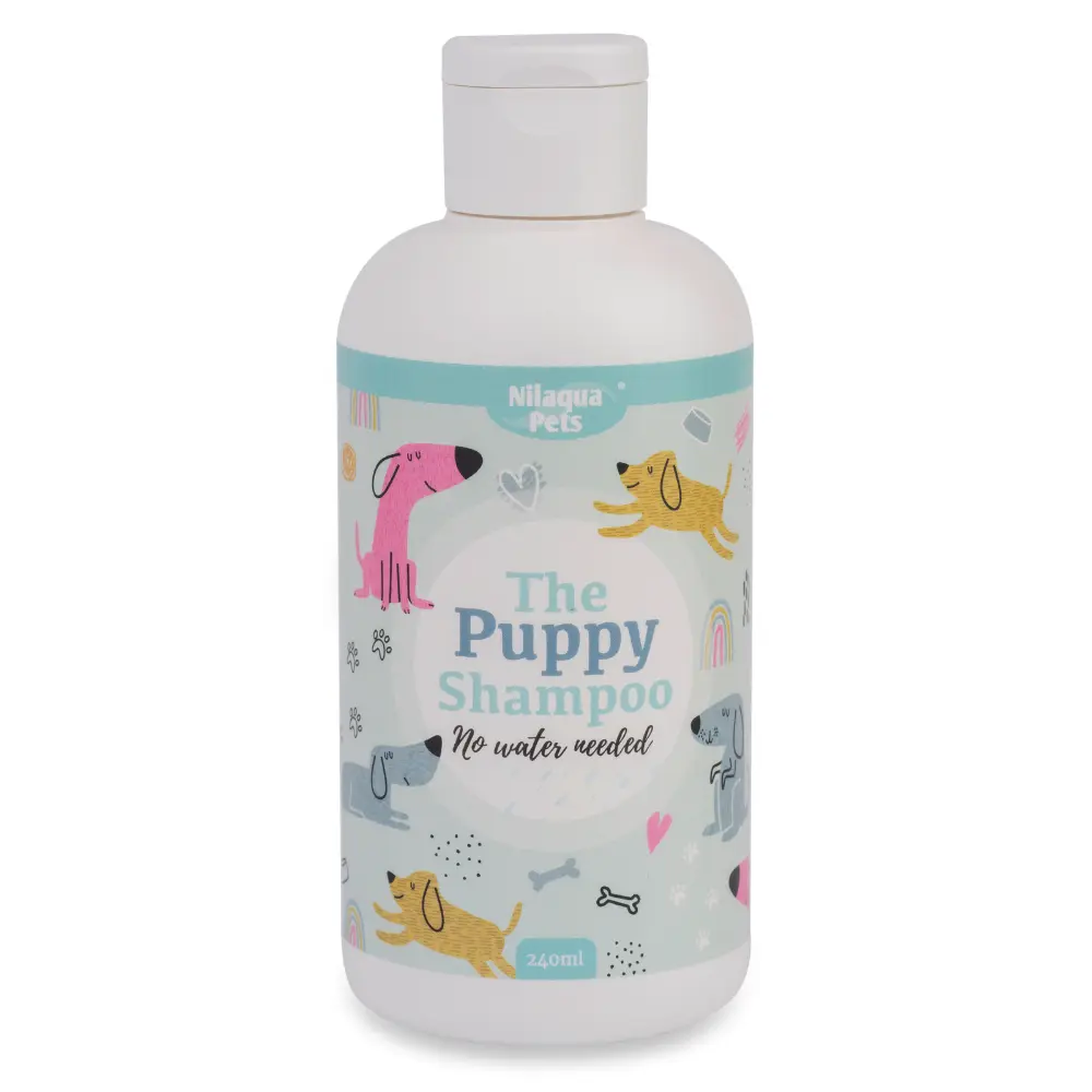 Nilaqua Pets The Puppy Towel Off Shampoo 240ml - for Puppy Dogs