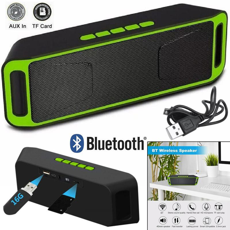 High Quality Bluetooth Wireless Speaker High Bass Portable Indoor Outdoor Stereo Loudspeaker Multicoloured Audio Compact Audio Compact 4