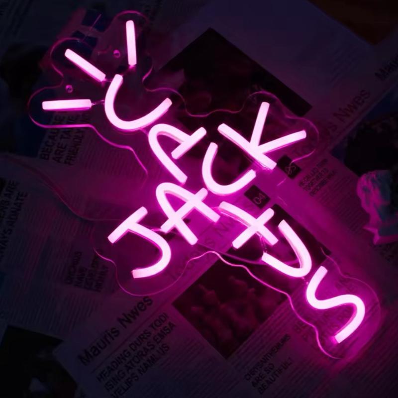 UponRay Cactus Jack LED Neon Sign Sneakerhead Mancave Bedroom Decor Light Gift 2