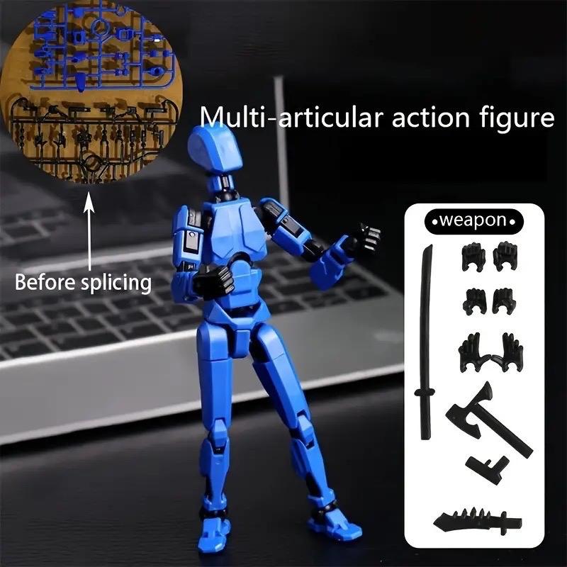 DIY 3D Action Figure Kit Dummy 13 D13 Joint Movable Polycarbonate Material for Creative Play 3D Printing 1
