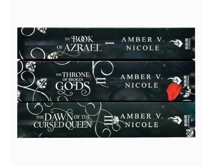 Gods & Monsters Series 3 Books Collection Set (The Book of Azrael, The Throne of Broken Gods, The Dawn of the Cursed Queen) 3