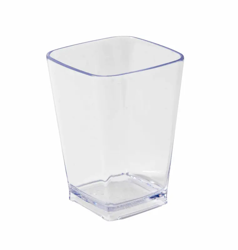 SummerBlue Dessert Cups with Lids | Pack of 4 x 200ml Lightweight Dish | Polycarbonate Plastic | Indoor/Outdoor Use | Stain-Resistant | Microwave/Dishwasher Safe Indoor Tableware Drinkware 0