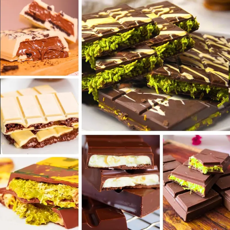 🌙 [2-3 days delivery]. 🌙 High - Quality Silicone Chocolate Bar Mould: Sectional Snap Design for Making Rectangle Wax Melts & Candies 1