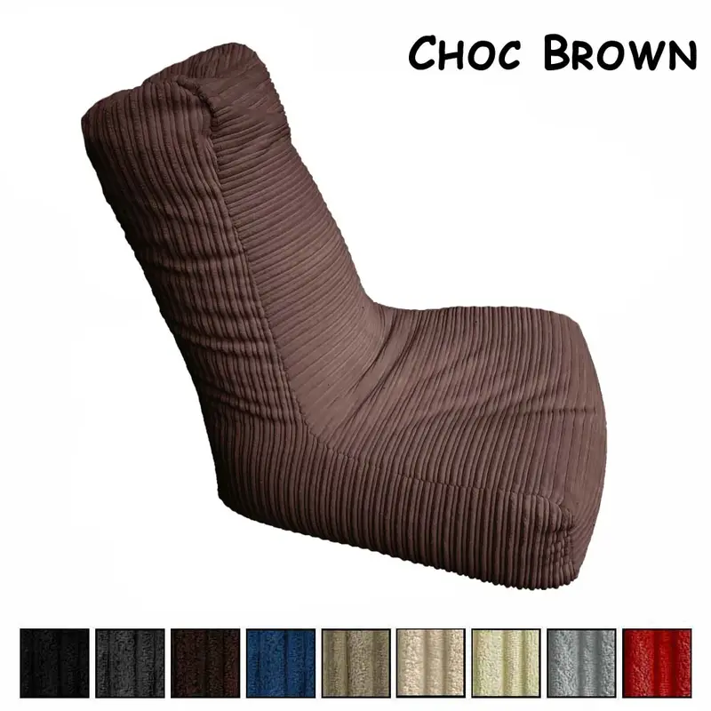 Jumbo Corduroy High Back Seater Gaming Beanbag Chair for Kids & Adults. Various colours available. Filling Included. 6