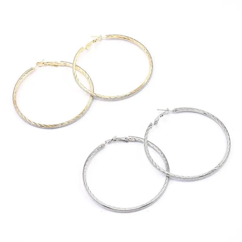 Large Solid Hoop Earrings, Gift Party Hoop Earrings, Gold Silver Hoop Earrings, Round Dangle Earrings, Gifts For Her, Shiny Hoop Earrings 3