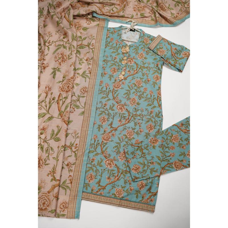 Original Bin Saeed Khaddar 3 PCS Eid Collection 2025 PT-08 7