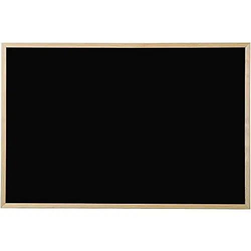 KAV Chalk Boards for Walls Wooden Frame Chalk blackboards Boards for Home Office Wall Chalkboard with Chalk & Eraser (400 x 600mm) 0