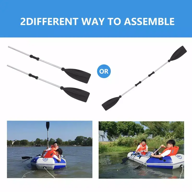 Premium Kayak Paddles - 2 in 1Durable Aluminium Alloy, Adjustable, Detachable, Ultra-Lightweight - Perfect for Kayaking, Boating, Canoeing, Surfing, and Outdoor Water Sports 6