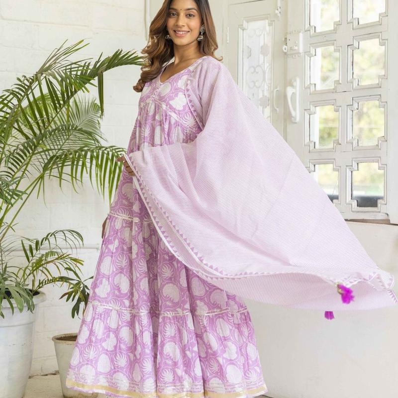 Indian Boutique Dress and Trouser with Dupatta - Women's Casual Dress - Womenswear 1