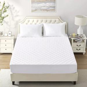 Quilted Waterproof Mattress Protector Mattress Topper Bed Cover Deep Fitted 30cm
