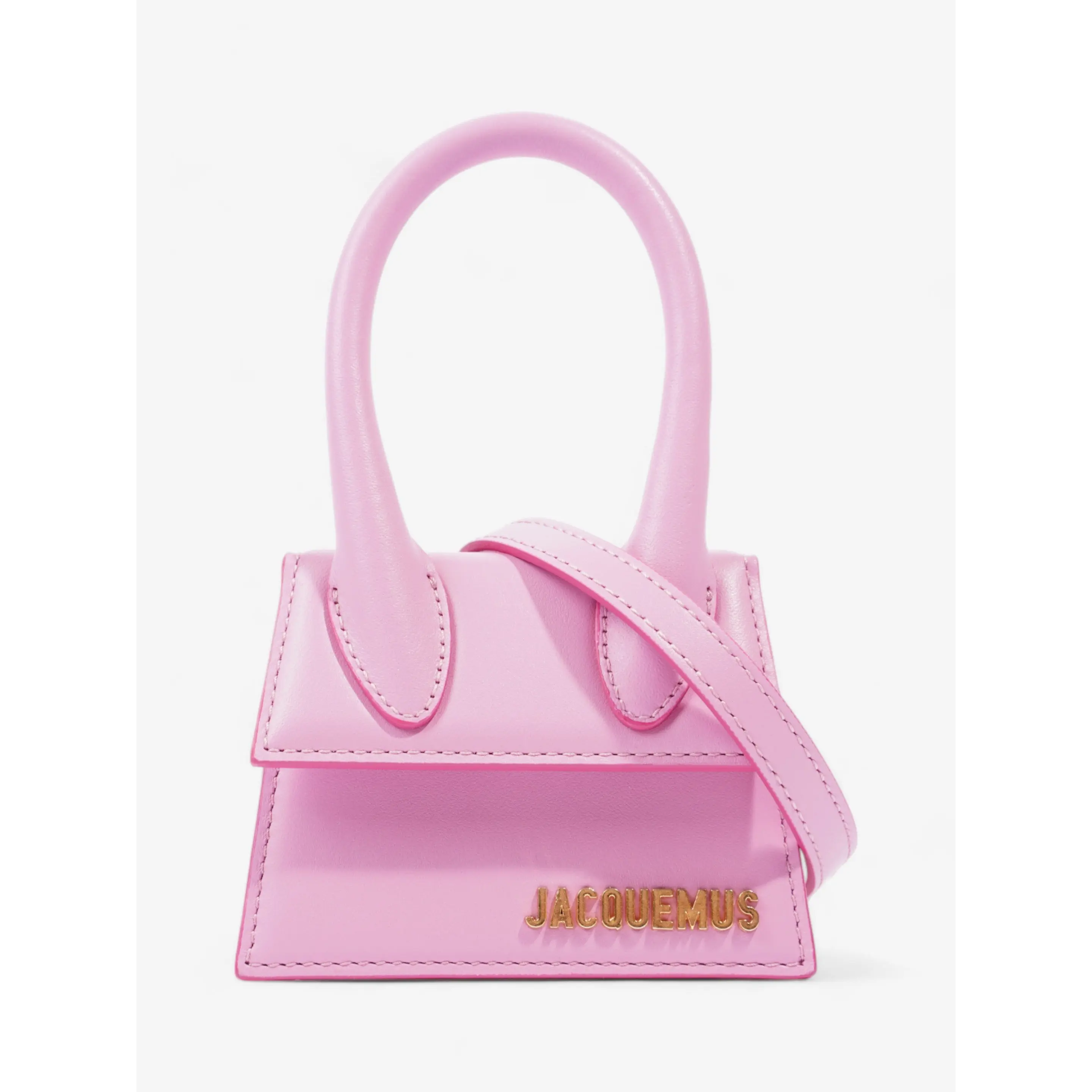 Preowned Jacquemus Le Chiquito Light Pink Leather Mini