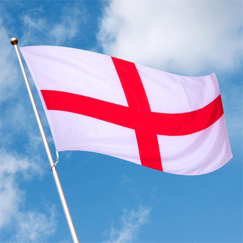England Euro Euros 2024 Football Flag with 2 Metal Grommets 150x90cm 0