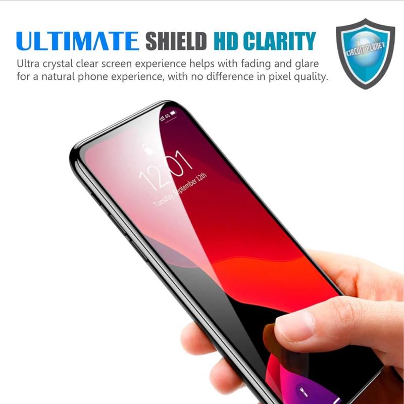HD Tempered Glass Cellphones Screen Protector Kit, Anti-Scratch Shockproof Smartphone Screen  Protective Film, Phone Protection Accessories for iPhone 11 12 13 14 15 Pro Max iPhone 15 14 Plus Devices, Decalsc 2