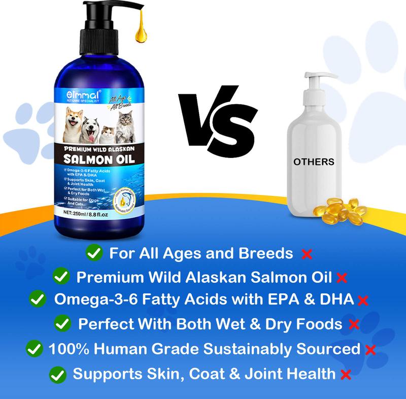 Product Introduction of Premium wild Alaska salmon oil for dogs and cats 6