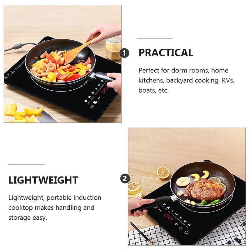 2200W Single Electric Induction Hob Hot Plate Cooker Portable Table Top Hob 1