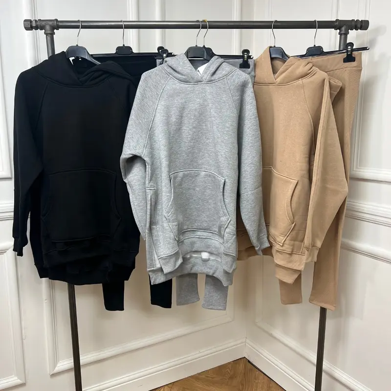 Women’s Fleece Oversize Hoodie & Leggings Loungewear Co Ord Set- Molly 1