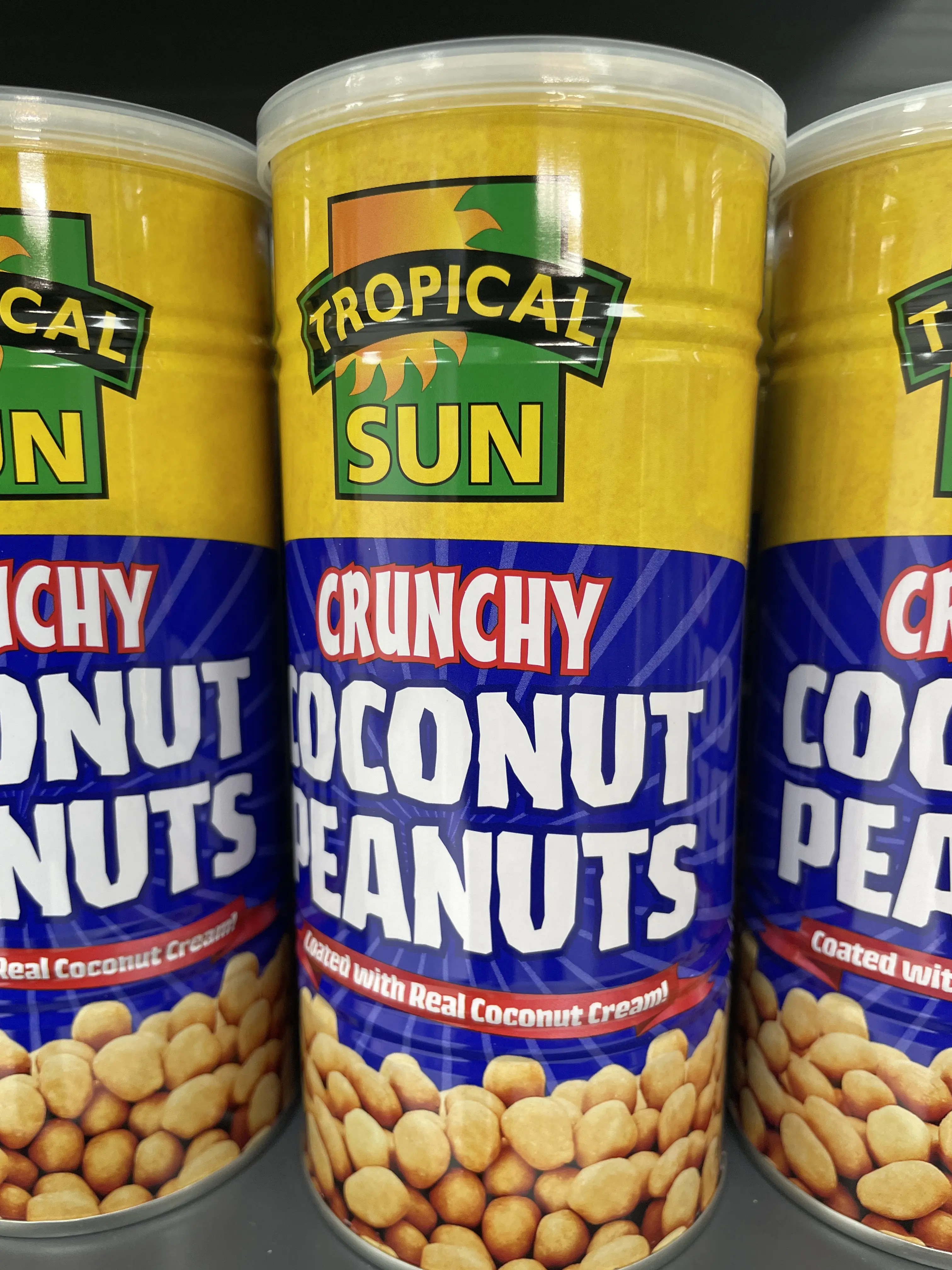 Tropical Sun Crunchy Coconut Peanuts - Protein Snack in Different Sizes