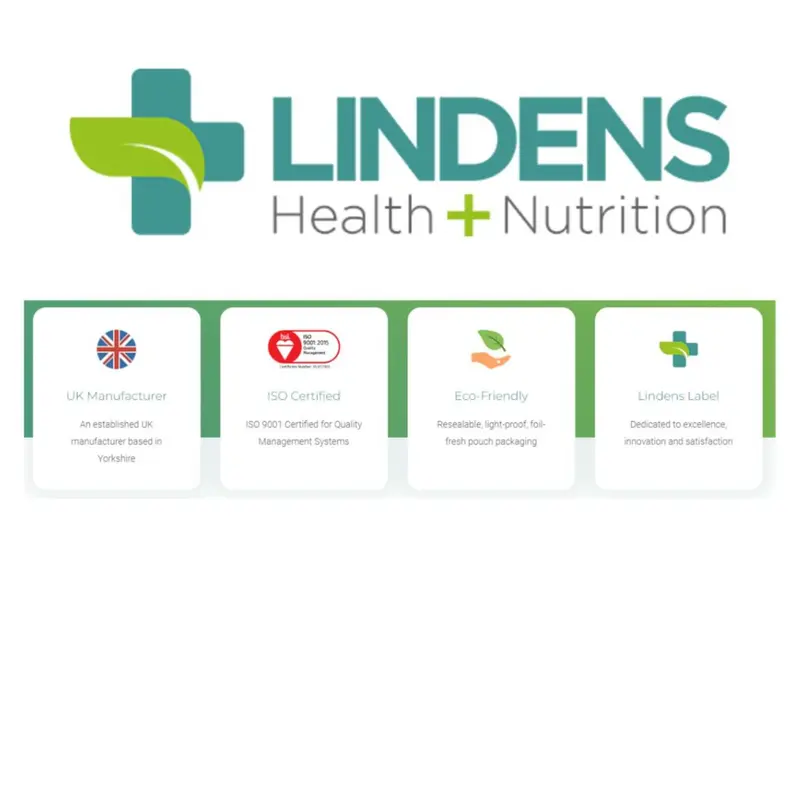 Lindens - Lutein 10mg, 100 Capsules - UK Made - Marigold Extract with Vitamin B2 - Vision & Eye Health, Standardised Potent Extract - Letterbox Friendly - Vegan - Fitness Dietary Natural Healthcare Bathroom Edible Supplement 4