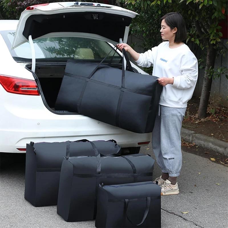 Extra Large Waterproof Moving Luggage Bags Laundry Shopping Bag foldable luggage travel bag Large Capacity Quilt Organizer Cases 1