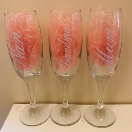 Personalised Prosecco Flute Drinkware Glass Champagne