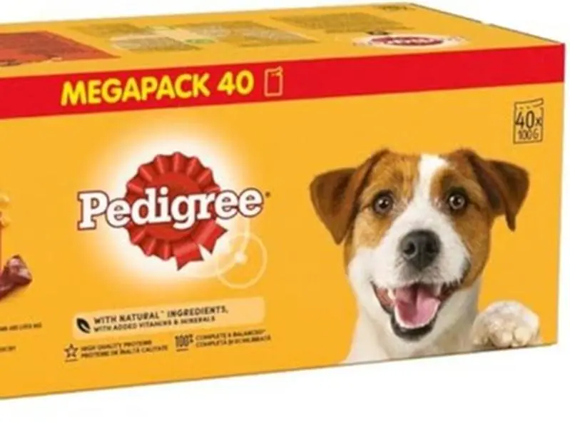 Mixed Selection in Jelly 40 Pouches, Adult Wet Dog Food, Megapack (40 x 100 g)